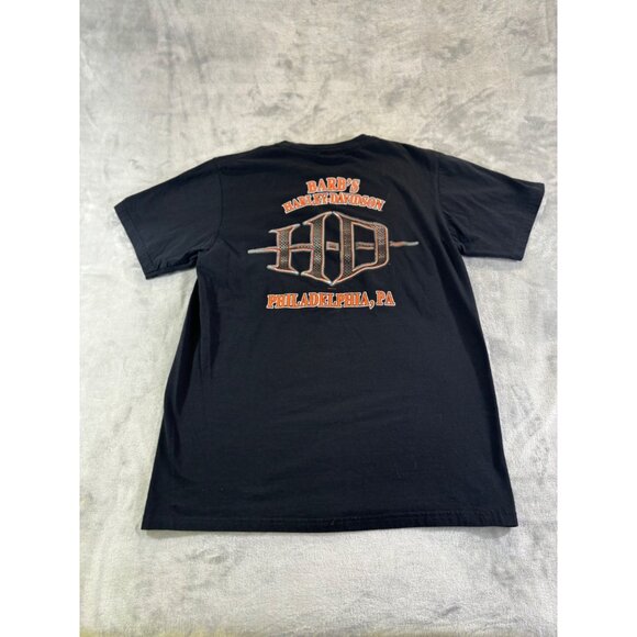 Harley Davidson Shirt Men's Medium black t-shirt Barb's Harley Davidson PA - Picture 11 of 12